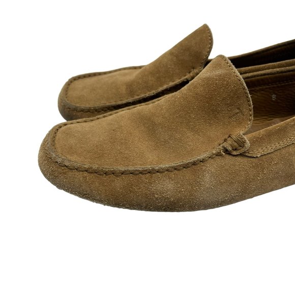 TOD\'S Men\'s Gommino Driving Shoes in Nubuck Suede Loafers Brown Tan US 9.5 main image 12